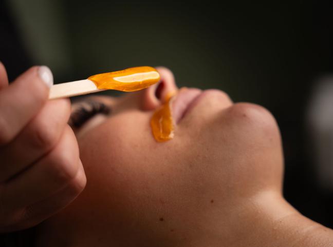 Upper lip or chin waxing